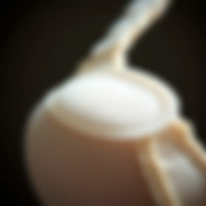 Close-up of adhesive bra pad illustrating its texture and material