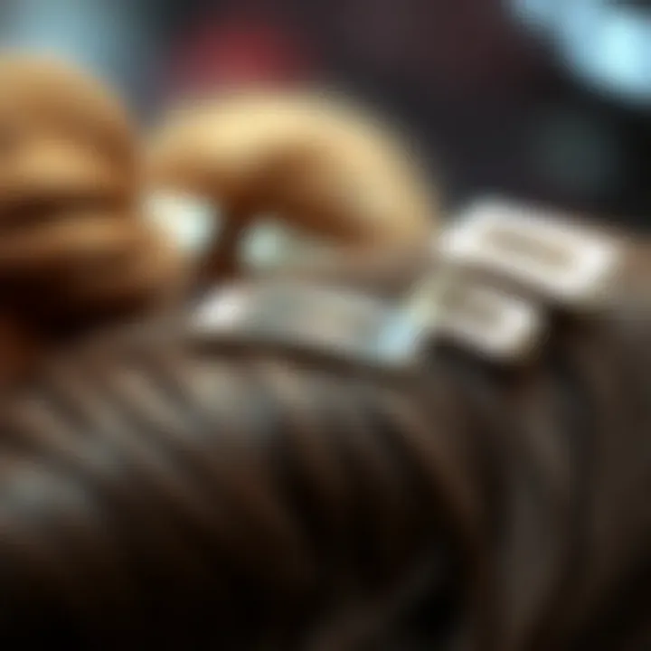 Styling Techniques with Hair Clips Different styling techniques using assorted hair clips on hairstyles