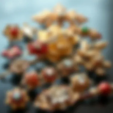 Vintage Hair Clips Collection A collection of vintage hair clips showcasing intricate designs