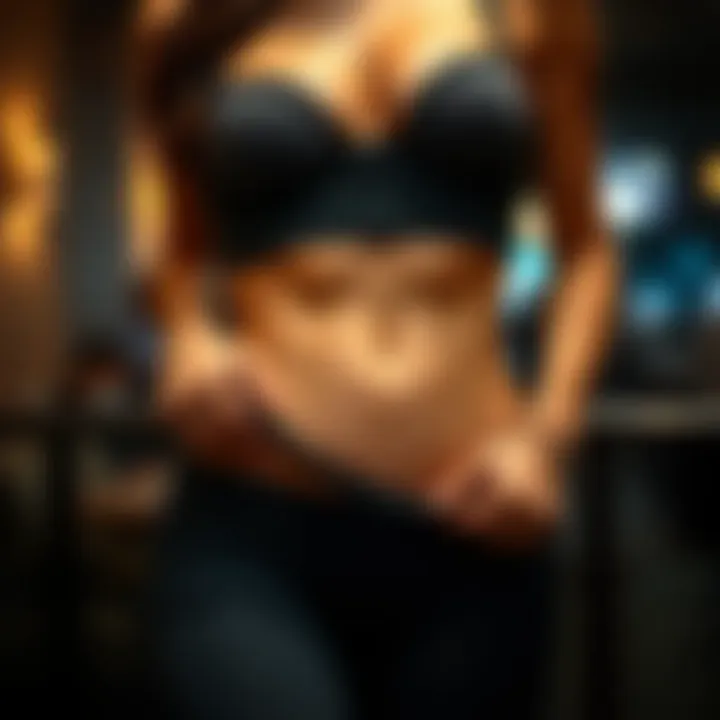 Dynamic representation of body sculpting belt usage