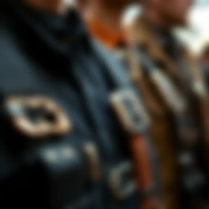 Variety of buckle styles on display