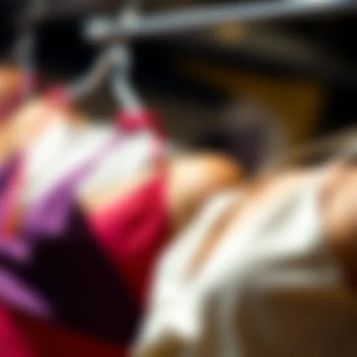 Various fabric options for cami halter tops in a stylish layout