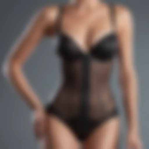 Elegant design of the Capri body shaper showcasing its silhouette