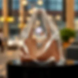 Elegant clear purse dust cover showcasing a luxurious handbag