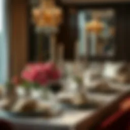 Elegant celebration table setting