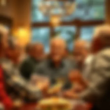 Men enjoying a memorable gathering