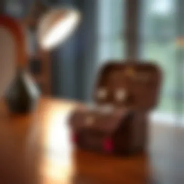 Eco-friendly fabric earring organizer showcasing sustainable materials