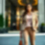 Stylish plus size work attire featuring a tailored blazer and chic trousers