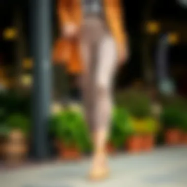 Versatile Footwear to Pair with Dressy Capri Leggings Stylish outfit featuring dressy capri leggings paired with versatile footwear options