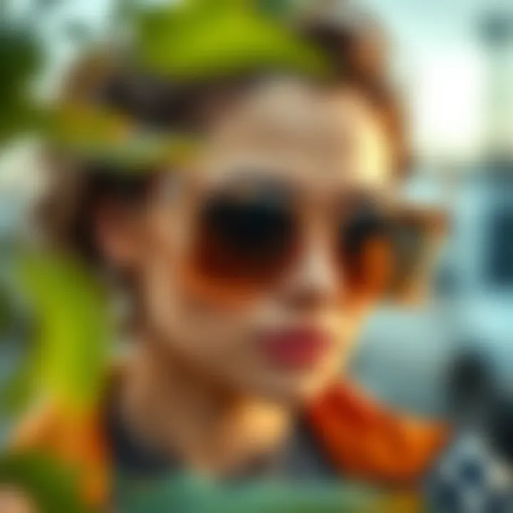 Eco-friendly production of acrylic sunglasses