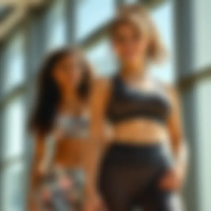 Showcasing comfort and fit in active wear sets