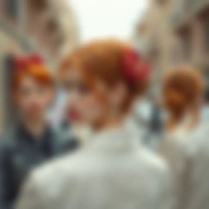 Versatile Styling Options Styling options with red hair barrettes for various occasions