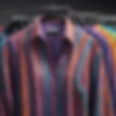 Vibrant Plus Size Shirts Showcase Vibrant selection of plus size shirts on display
