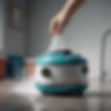 A multi-purpose steamer being used for household cleaning tasks