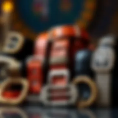 Variety of Buckle Accessories Diverse buckle accessories displayed elegantly