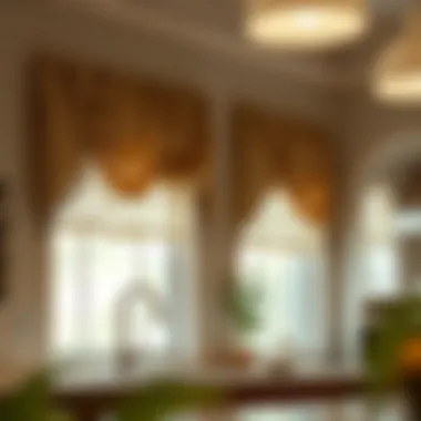 Charming coffee-themed decor ideas with valances