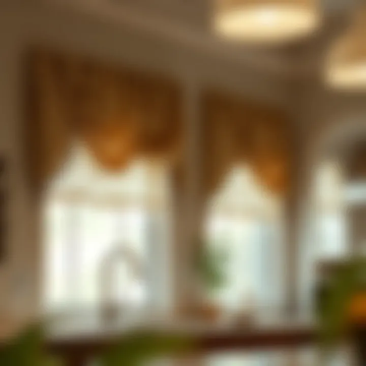 Charming coffee-themed decor ideas with valances