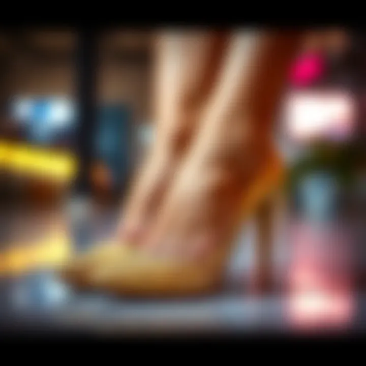 Versatile Styling Options Versatile styling options with gold glitter shoes