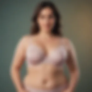 Sustainable plus size bras displayed in eco-friendly packaging