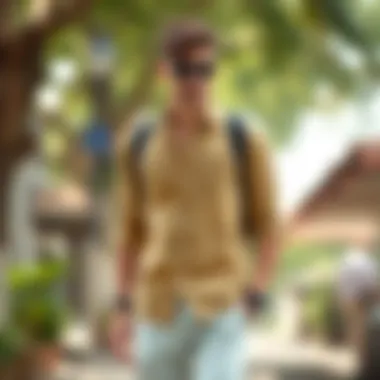 Eco-Conscious Casual Wear Sustainable shirt options highlighting eco-friendly materials and designs.