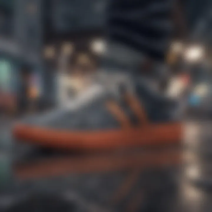 Innovative Sneakers Modern sneakers showcasing innovative design and eco-friendly materials