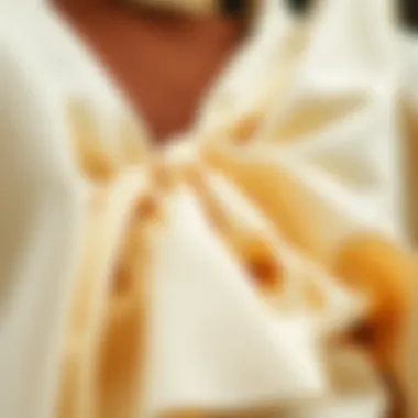 Textures That Elevate Plus Size Fashion Close-up of fabric textures used in plus size blouses