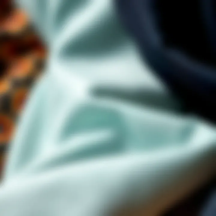 Close-up view of fabric textures used in plus size jumpsuits.