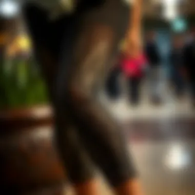 Sustainable fabric options for plus size lace capri leggings