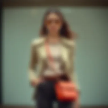 Chic Casual Outfit with PU Suede A casual outfit featuring PU suede elements paired with stylish accessories