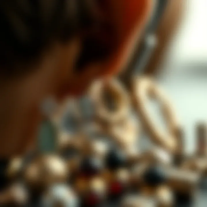 Materials of Punk Earrings Different materials used in punk earrings