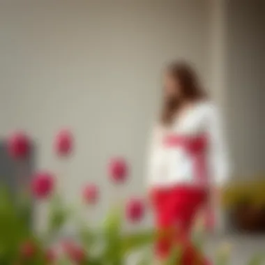 Sustainable Fabric Choices Sustainable fabric options for red pant and top sets