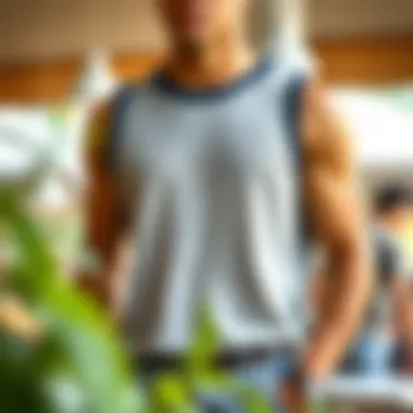 A collection of eco-friendly ringer tank tops