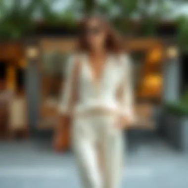 Stylish Comfortable Outfit Comfortable yet fashionable brunch outfit with light fabrics