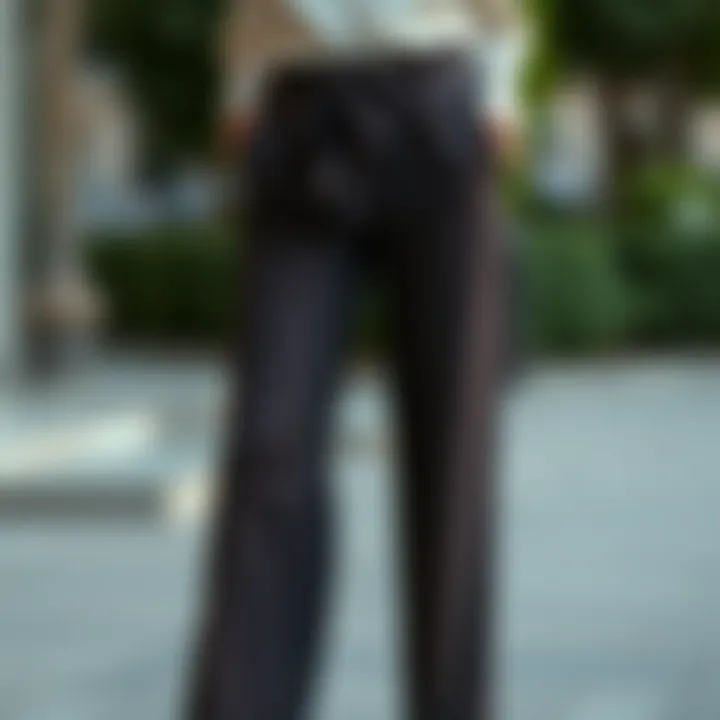 Eco-friendly fabric options for sustainable fashion in dress pants.