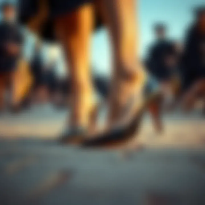 Chic pointed-toe heels completing a graduation outfit