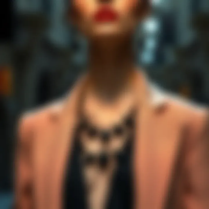 Fashion Ensembles with Black Spade Necklace Styling options featuring the black spade necklace in fashion ensembles