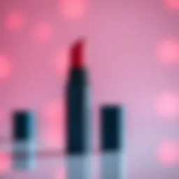 Close-up of an ultra matte liquid lipstick tube showcasing its sleek design