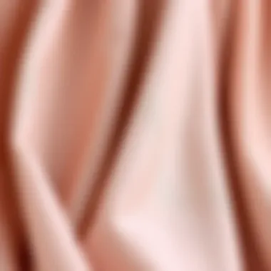 Close-up of fabric textures suitable for maxi slit tops