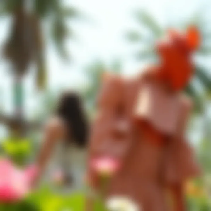 Sustainable fashion elements featured in ruffle strap tank top