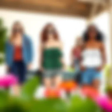 Versatile styling of ruffle strap tank top in different outfits