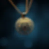 Intricate Design of a Photo Pendant Stylish pendant showcasing intricate design elements