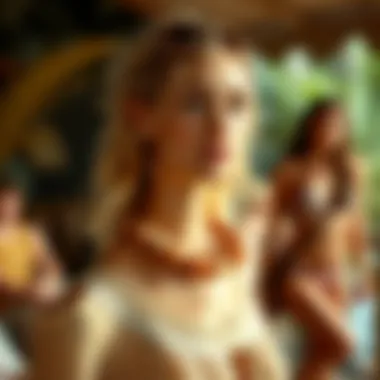 Sustainable fashion showcase featuring fishnet coverups