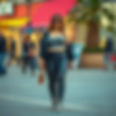 Stylish outfit featuring plus size spandex pants paired with a trendy top