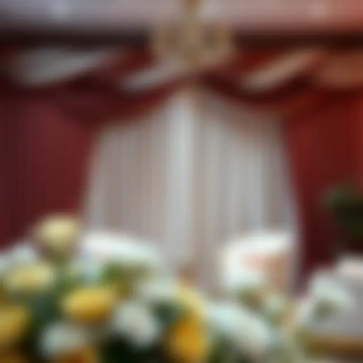 Contemporary vs Classic Styles Contemporary and classic wedding drape styles