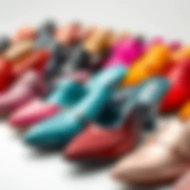 A Spectrum of Styles: Diverse Mary Jane Mule Collection A collection of Mary Jane mules in diverse colors and materials