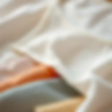 Close-up of sustainable materials used in camis