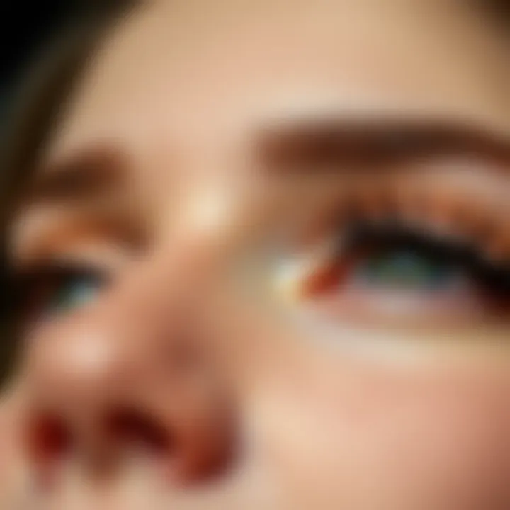 Diverse Styles of Thick False Lashes Close-up of various lash styles for thick false lashes