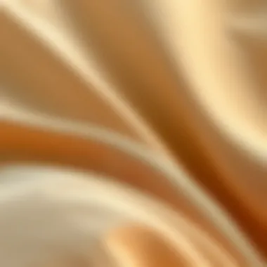 Close-up of sustainable fabric used in tulip hem nursing top