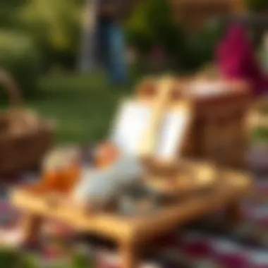 Maintenance tips displayed alongside picnic trays