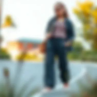 Sustainable Elements in Wide Leg Fashion Sustainable fashion elements integrated with wide leg casual pants